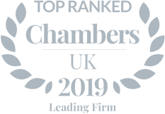 Top ranked Chambers & Partners 2019
